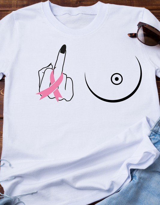 Middle finger Cancer Shirt