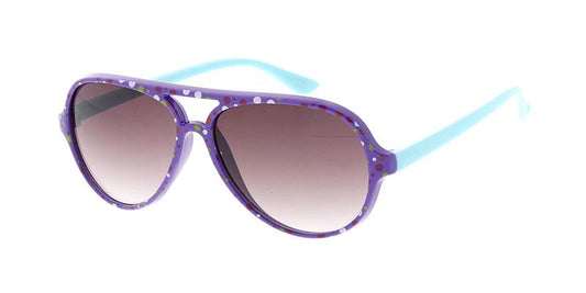 Polka dot kids aviator sunglasses